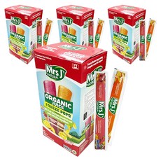 Weeny Beeny 冷凍草莓芒果柳橙鳳梨果汁條, 42.5克, 48個