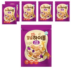 아이배냇 꼬마 유아용 칼슘하이롤 자색고구마, 50g, 6개, 자색고구마맛