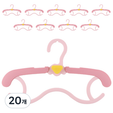 Yecomam 寶寶衣架, 20個, 可愛粉紅色
