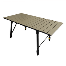 Cypress Creek 賽普勒斯 小松蛋捲桌 鋁合金材質, 卡其色