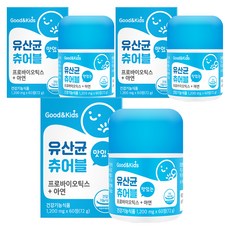 GoodnKids 孩童乳酸菌咀嚼錠, 60顆, 3罐