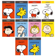 Peanuts 史努比便條紙, 10個, 隨機出貨