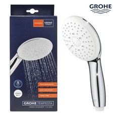 GROHE Tempesta三合一圓型蓮蓬頭 28261003, 1個, 鉻合金