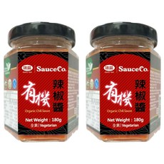 味榮 有機辣椒醬 全素, 180g, 2罐