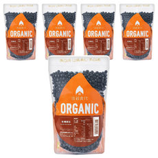 源穀食代 青仁有機黑豆, 600g, 5包