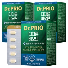 닥터프리오 더다른 비오틴 36g, 3개, 60정