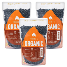 源穀食代 青仁有機黑豆, 600g, 3包