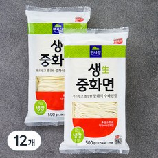 면사랑 생 중화면, 500g, 12개