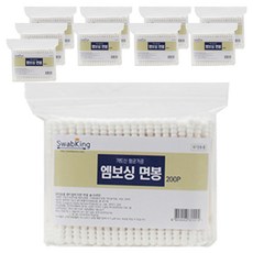 螺旋紋棉花棒, 200入, 10包