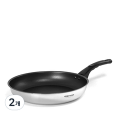 키친아트 멘토 열센서 인덕션 후라이팬, 2개, 30 cm
