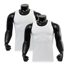 valentino christy 涼感網眼人造絲男性背心 2件組