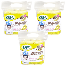 OP 花香環保袋 英國梨小蒼蘭 大 27張, 45L, 3包