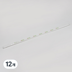 비츠온 사각 몰딩 1호 15mm x 1m, 백색, 12개