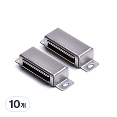 Sonjabisesang 不鏽鋼強力磁吸門扣 髮絲紋, 10個