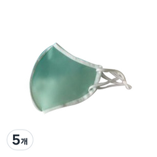 하하비샵 파스텔 코코 컬러 방수 마스크 S, 1개입, 5개, 민트