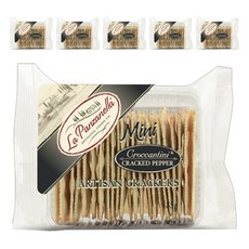 迷你Croccantini酥脆餅乾 胡椒口味, 85g, 6包