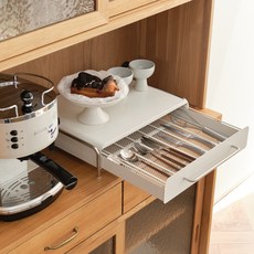 코드리빙 클린업 스토리지 주방 슬라이딩 수납함 CODE-STR-3-C1SWH, 화이트, 1개