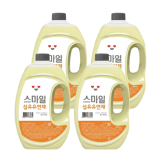 Smile 柔軟精 小蒼蘭香, 4個, 2.5L