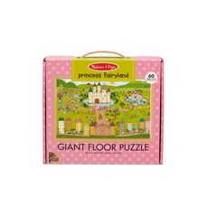 Melissa&Doug 瑪莉莎 NP地板拼圖 城堡, 60片, 1盒