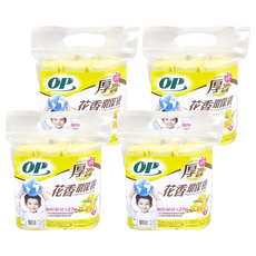 OP 花香環保袋 英國梨小蒼蘭 大 27張, 45L, 4包