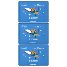 icon 愛康 透芯涼感棉 DINOTAENG特別款, 夜用加長型(33cm), 6片, 3包