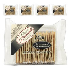 迷你Croccantini酥脆餅乾 胡椒口味, 85g, 5包