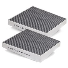 新亞 PM2.5 現代汽車 Kona 空調活性碳濾網, 2個, 單一商品