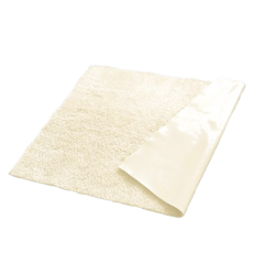 ENJOY101 矽膠布止滑地墊 超薄快乾款 聚酯纖維+矽膠 台灣製, 60 x 45cm, 象牙白