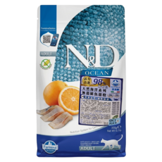 Farmina 法米納 全齡貓 天然海洋系列乾飼料, 鯡魚甜橙, 300g, 1袋
