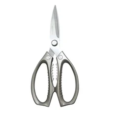 晶瓚 萬用食材剪刀 加厚金屬刀刃 省力好握, 1入, 鈦, 21.5CM