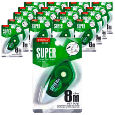 長立文具 Super 滾輪修正帶 8公尺, 一組6個, 顏色隨機, 18個