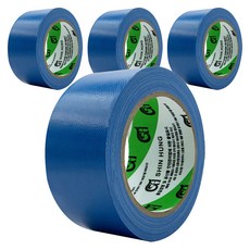 Shin Hung Larva 布紋膠帶 48mm x 25M 藍色, 4個