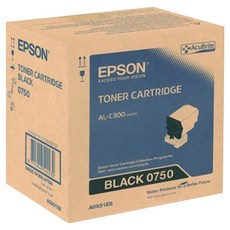 EPSON 原廠黑碳粉匣列印張數 0750/C13S050750/C300 C13S050750 7300張, 1盒, 黑