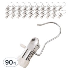 DOSell 多功能防滑單夾衣架, 90個, 白色