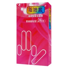 findom 指險套 緊緻服貼型 24個裝 衛生安全 成人情趣用品, 24個, 1盒