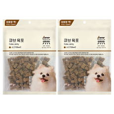 무마진 큐브 육포 강아지 간식 져키, 소고기맛, 800g, 2개