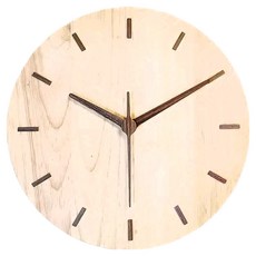 iINDOORS 英倫家居 簡約設計時鐘 33 x 33 x 5cm 1kg, 極簡胡桃