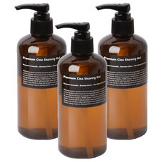 Lazy Society 優質積雪草刮鬍凝膠, 300ml, 3個