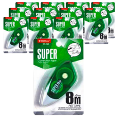 長立文具 Super 滾輪修正帶 8公尺, 一組6個, 顏色隨機, 12個