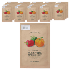 SKINFOOD 舒肥面膜 紅甜椒 18g, 1入, 20個