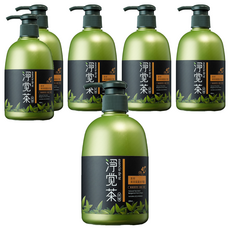 TEAPOWER 茶寶 淨覺茶 茶籽果萃保濕洗手露, 蘆薈 維他命E 保濕精華，美國 USDA 有機成份認證, 350ml, 6瓶