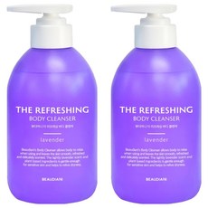 뷰디아니 더 리프레싱 바디 클렌저 허브향, 2개, 450ml