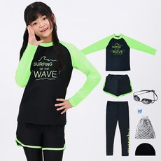 aquatica 幼童用防曬泳衣 AQA318 選手用7件組