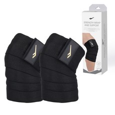 PRO-SPECS Strength Wrap 護膝 左右一組, 1套, 黑色