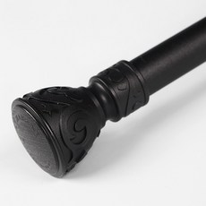 세류홈 스위트 25mm 커튼봉, 블랙