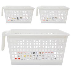 KEYWAY 聯府 手把深型籃 P5-0052 3個, 白色, 1組