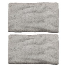 non-no 儂儂 驚澎毛巾 越洗越蓬鬆 極適吸水毛巾 100%純棉素材 日本技術 吸水力加倍 尺寸85x34cm-淡雅灰, 2條