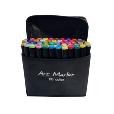 동아피엠에스 삼각그립 디자인 트윈 아트 표준형 + 가방, 60색, 1세트