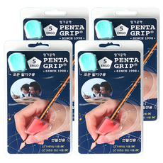 鉛筆調整握筆器 雙手用, 單一顏色, 4個