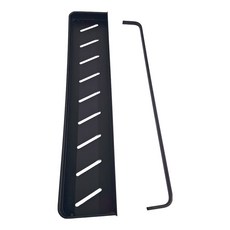 浴室置物架 有桿, 黑色, 1個